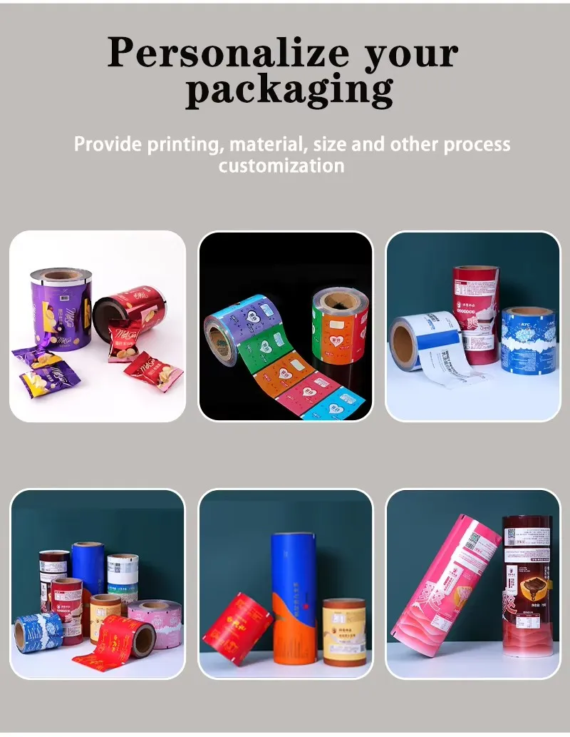 Creative Roll Labels for Snack and Food Packaging