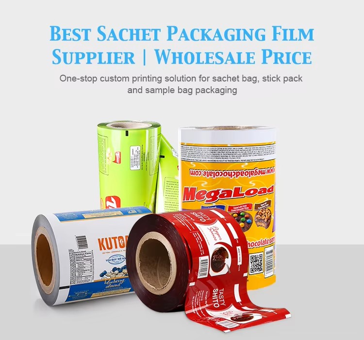 Durable PET PE laminated sachet roll