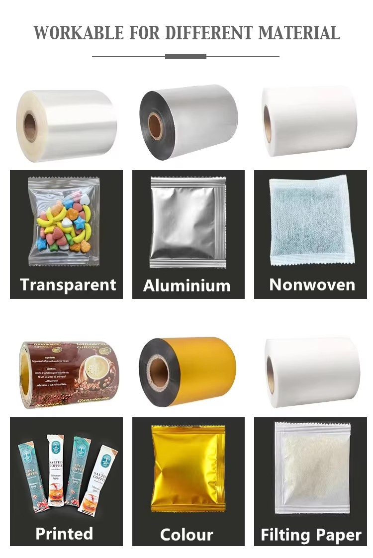 Food-grade sachet packaging roll film for condiments